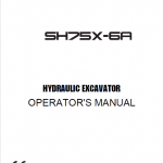 Sumitomo SH75X-6A Hydraulic Excavator Repair Service Manual - Image 2