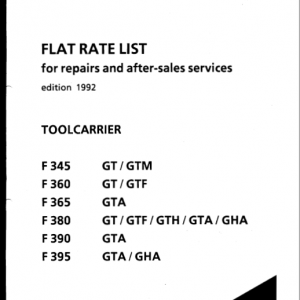 Fendt F345 GT, F345 GTM, F360 GT, F360 GTF, F365 GTA Tractors Operators Manual - Image 4