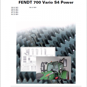 Fendt 714, 716, 718, 720, 722, 724 Vario S4 Tractors Workshop Repair Manual - Image 3