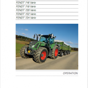 Fendt 714, 716, 718, 720, 722, 724 Vario Scr (3b) Tractors Workshop Repair Manual - Image 4