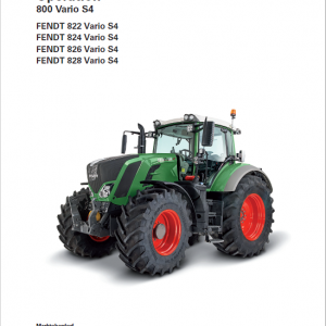 Fendt 822, 824, 826, 828 Vario S4 Tractors Workshop Repair Manual - Image 4