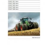 Fendt 924, 927, 930, 933, 936, 939 Vario SCR (stage 3b) Tractors Workshop Repair Manual - Image 2
