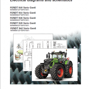 Fendt 930, 933, 936, 939, 942 Vario Gen6 Tractors Workshop Repair Manual - Image 2