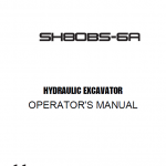 Sumitomo SH80BS-6A Hydraulic Excavator Repair Service Manual - Image 2