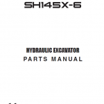 Sumitomo SH145X-6 Hydraulic Excavator Repair Service Manual - Image 2