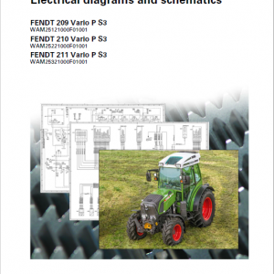 Fendt 207, 208, 209, 210, 211 Vario VFP S3 Tractors Workshop Repair Manual - Image 3