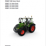 Fendt 311, 312, 313, 314 Vario Gen4 Tractors Workshop Repair Manual - Image 2