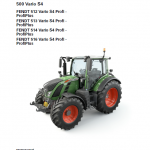 Fendt 512, 513, 514, 516 Vario S4 Tractors Workshop Repair Manual - Image 2