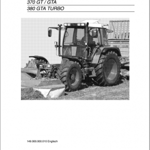 Fendt F380 GT, F380 GTF, F380 GTH, F380 GTH, F380 GTA, F380 GHA Tractors OpTerators Manual - Image 3