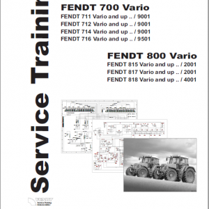 Fendt 711, 712, 714, 716 Vario COM II Tractors Workshop Repair Manual - Image 5