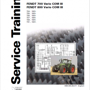 Fendt 712, 714, 716, 718 Vario COM III Tractors Workshop Repair Manual - Image 3