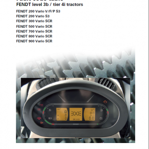 Fendt 714, 716, 718, 720, 722, 724 Vario Scr (3b) Tractors Workshop Repair Manual - Image 5