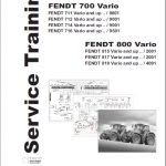 Fendt 815, 817, 818 Vario COM II Tractors Workshop Repair Manual - Image 5