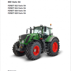 Fendt 822, 824, 826, 828 Vario S4 Tractors Workshop Repair Manual - Image 5