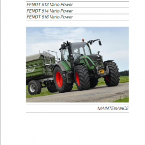 Fendt 512, 513, 514, 516 Vario SCR (3b) Tractors Workshop Repair Manual - Image 4