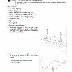 Sumitomo SH350LC-5, SH350HD-5, SH370LHD-5 Hydraulic Excavator Repair Service Manual - Image 3