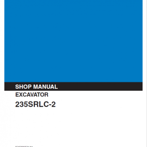 Kobelco 235SRLC-2 Hydraulic Excavator Repair Service Manual