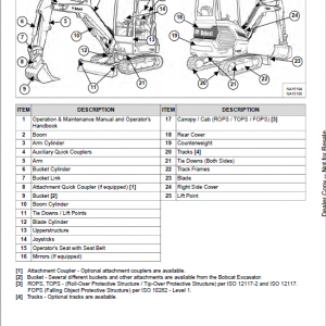 Bobcat E37 Excavator Repair Service Manual - Image 4