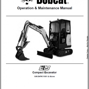 Bobcat E19 Excavator Repair Service Manual - Image 2