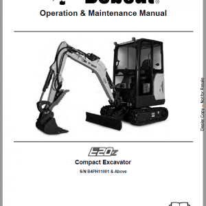 Bobcat E20Z Excavator Repair Service Manual - Image 2