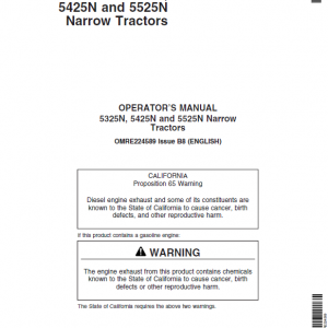 John Deere 5325N, 5425N, 5525N Tractors Repair Technical Manual - Image 3