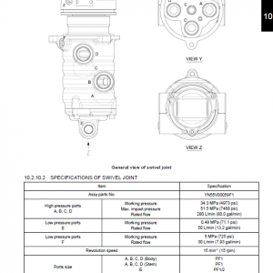 Kobelco SK260LC-10, SK260LC-10E, SK260NLC-10, SK260NLC-10E Hydraulic Excavator Repair Manual - Image 3