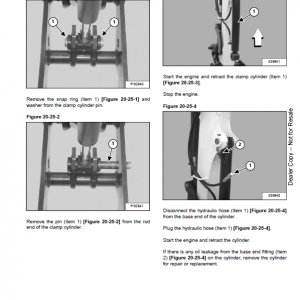 Bobcat E25 Excavator Repair Service Manual - Image 3