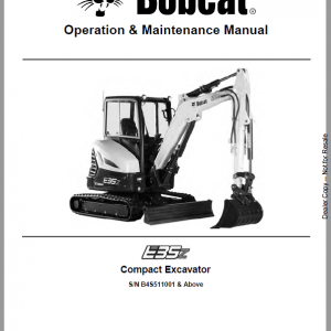 Bobcat E35Z Excavator Repair Service Manual - Image 3