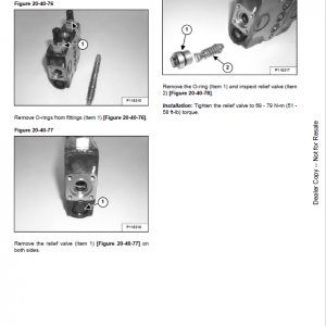 Bobcat E20 Excavator Repair Service Manual - Image 4