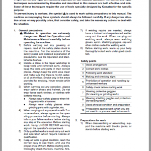 Kobelco SK850LC Hydraulic Excavator Repair Service Manual - Image 5