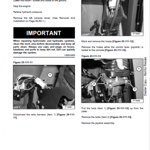 Bobcat E20 Excavator Repair Service Manual - Image 5