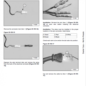 Bobcat E27 Excavator Repair Service Manual - Image 5