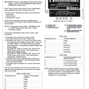 John Deere Pump Drive Gear Boxes Component Technical Manual (CTM57) - Image 3