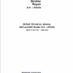 John Deere 640H, 648H Skidder Repair Service Manual (S.N before - 630435)