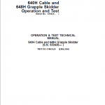 John Deere 640H, 648H Skidder Repair Technical Manual (S.N after 630436 - ) - Image 2