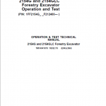 John Deere 2154G, 2154GLC Swing Excavator Repair Technical Manual (S.N after F212001 - ) - Image 2