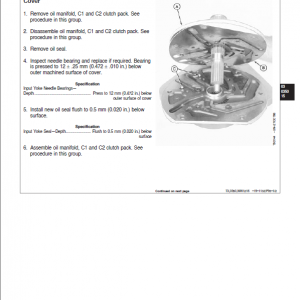 John Deere 540E, 640E, 740E Skidder Repair Technical Manual - Image 3