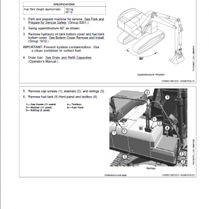 John Deere E240, E240LC, E260LC Excavator Repair Manual (See Applicable Serial) - Image 4