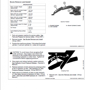 John Deere E210, E210LC, E230LC Excavator Repair Manual (See Applicable Serial) - Image 5