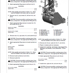 John Deere E300LC Excavator Repair Manual (S.N after C000001 - & D000001 - ) - Image 5