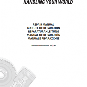 Manitou MRT 1850, MRT 2150, MRT 2540 Euro 3 Privilege Telehandler Repair Manual