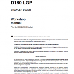 New Holland D180 LT, D180 XLT, D180 LGP Crawler Dozer Repair Service Manual - Image 2