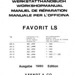 Fendt 600, 610, 611, 612, 614, 615 Favorit LS LSA Tractors Workshop Repair Manual