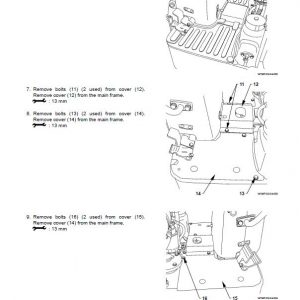 Hitachi Zaxis ZX8-2, ZX10U-2 Mini Excavator Repair Service Manual - Image 4