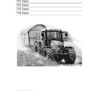 Fendt 711, 712, 714, 716 Favorit COM I Tractors Workshop Repair Manual - Image 3