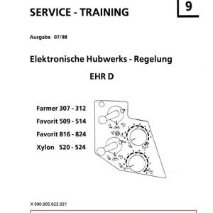 Fendt 816, 818, 822, 824 Favorit COM I Tractors Workshop Repair Manual - Image 3