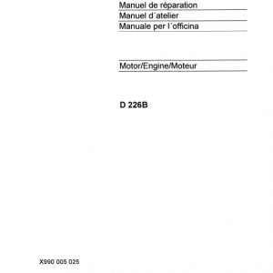 Fendt 600, 610, 611, 612, 614, 615 Favorit LS LSA Tractors Workshop Repair Manual - Image 3