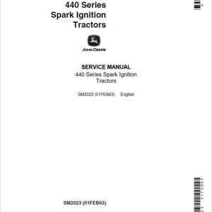 John Deere 440, 440 I, 440 IC, 440 ICD Crawler Dozer Tractor Repair Service Manual