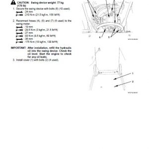 Hitachi ZAXIS 75US-A, 75 UR Excavator Repair Service Manual - Image 5