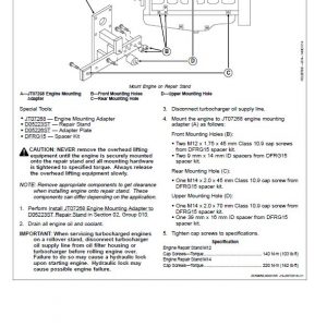 John Deere 6068 Diesel Engine Level 23 ECU Repair Technical Manual (CTM104619) - Image 3